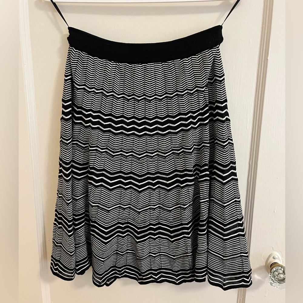 M Missoni black and white skirt